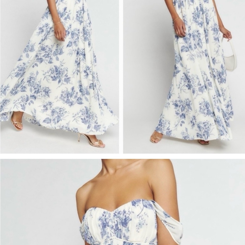 Reformation Jayde Dress in Lupine size 12 - Picture 2 of 4